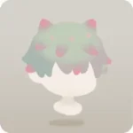 植物に影響された髪