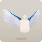 ルリビタキの羽