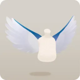 ルリビタキの羽