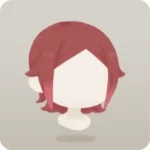 センター外ハネヘア