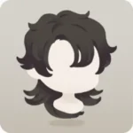 くせのついた管理者の黒髪