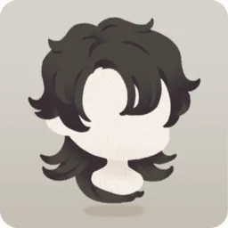 くせのついた管理者の黒髪