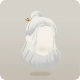ハーフアップかんざしヘア