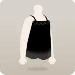 儚げ黒キャミソール