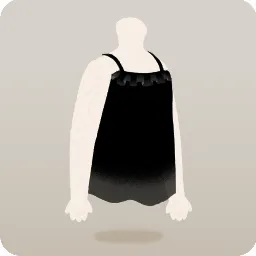 儚げ黒キャミソール
