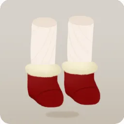 クリスマスレッドブーツ