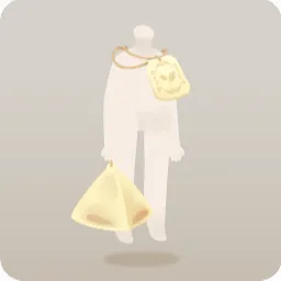 からまったティーバッグ