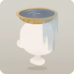 水滴り落ちるバードバス