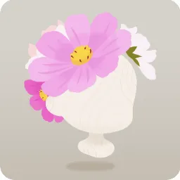 コスモスのヘッドピース