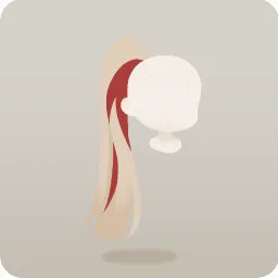 クールに束ねたポニテエクステ
