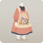 刺繍入りエプロンワンピース