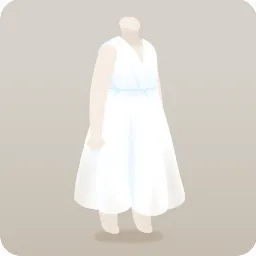 リゾートホワイトワンピース