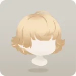 卵殻色のはね髪