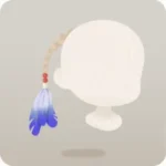 羽根飾りつきエクステ