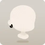 黒いリングのピアス