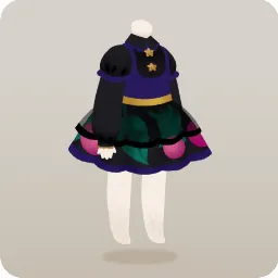 ピンクチェリードレス・ブラック