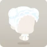 純白のレースボンネット