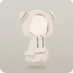 ピグミーイメージパーカー・白