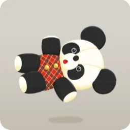 かわいいパンダのおともだち