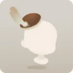 羽根つき帽子