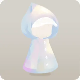 オーロラ雲レインコート