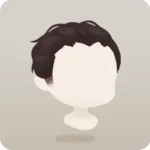 ピシッと決めた髪