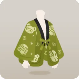 田舎の定番はんてん・緑色