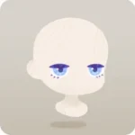 透き通る青い瞳