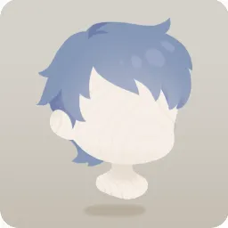 シンガーのギザギザヘア