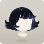 雨降る暗がりの髪