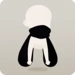 あやしげな黒マフラー
