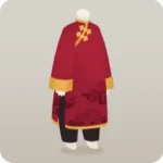 春節の紅いチャンパオ