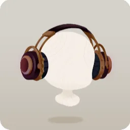 心音の流れるヘッドフォン