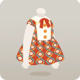 ママの手作りミニワンピ