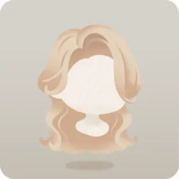 リョウカのブロンドヘア