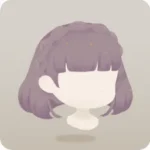 編み込みボブヘア