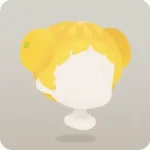 お団子オレンジヘア