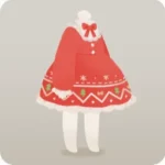 クリスマスフリルワンピ