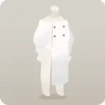 スタイリッシュホワイトアウター
