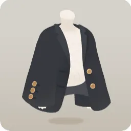 金ボタンのネイビージャケット