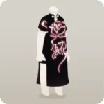 ネオンラインのチャイナ服・黒