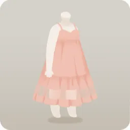 ルームキャミワンピ・コーラル