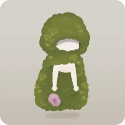 かくれんぼ茂みのマント