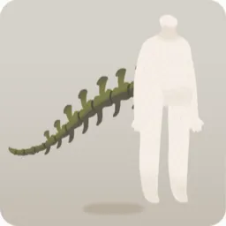 獣脚類の尻尾の骨