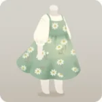 カモミール柄ワンピ