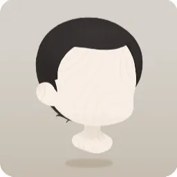 やんごとなき男性の髪