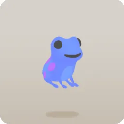 あたまで休むカエル