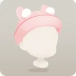 耳付き帽子・ピンク