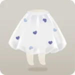 ホワイトデーチュールスカート