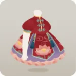 蓮柄のチャイナドレス